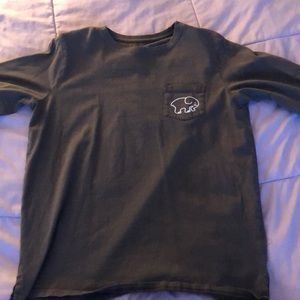 grey long sleeved tee from ivory ella